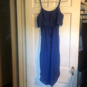 Women's Adjustable Strappy Split Casual Midi Dress